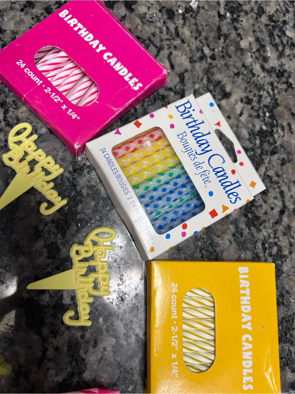 lot of birthday party cake, and cupcake decorations with balloons